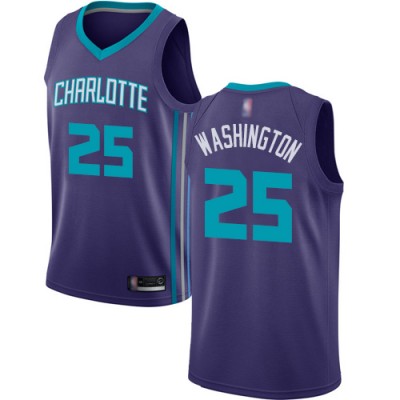 Nike Charlotte Hornets #25 PJ Washington Purple NBA Jordan Swingman Statement Edition Jersey Men's